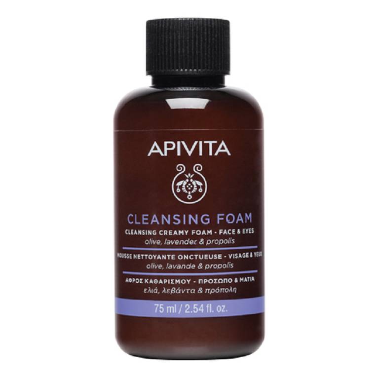 APIVITA MINI FACE&EYE FOAM75ML