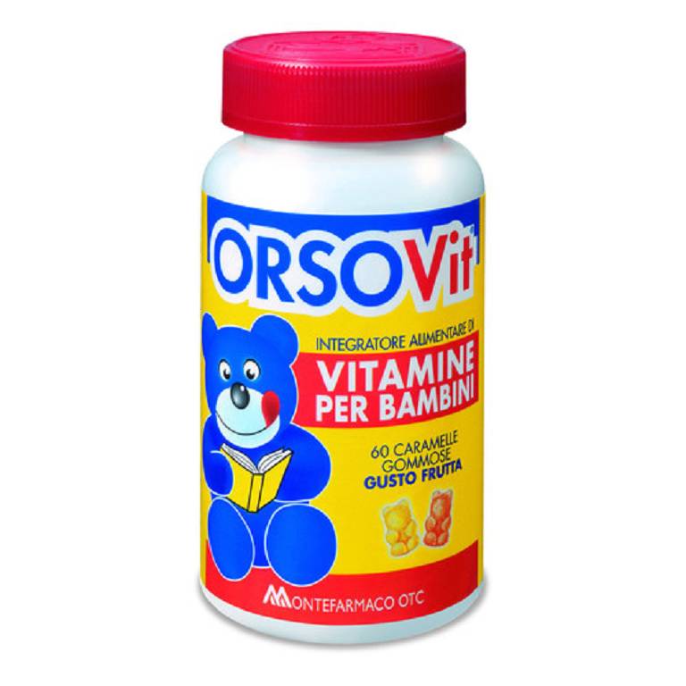 ORSOVIT FRUTTA 60PZ+COLA 60PZ